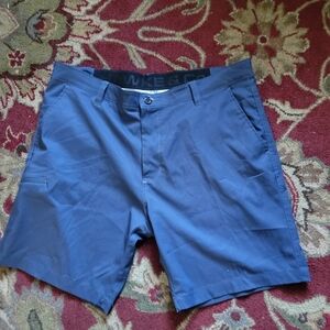 Hawke & Co Men's Blue Flat Front Shorts